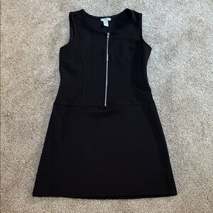 Athleta Black Sleeveless Mini Dress